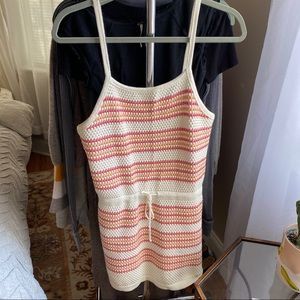 Free People beach crochet dress